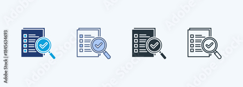 Audit Multiple Style Icon Collection