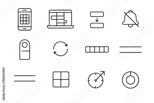 Time icon vector tracking recurring icons tile calendar planning management band app