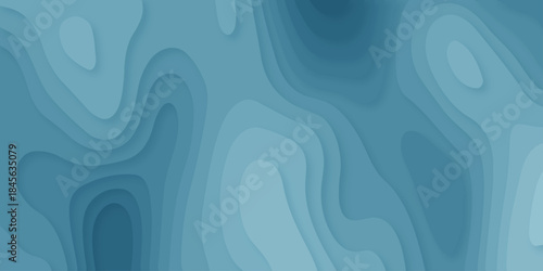 Abstract blue and green papercut luxury diamond creative wallpaper background. vector natural shadow papercut web banner template spiral line texture design.