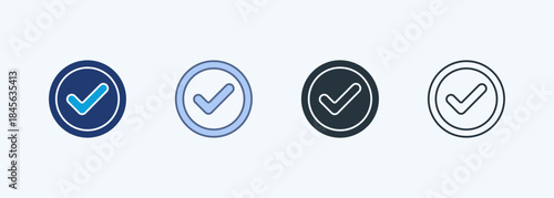 Check Multiple Style Icon Collection