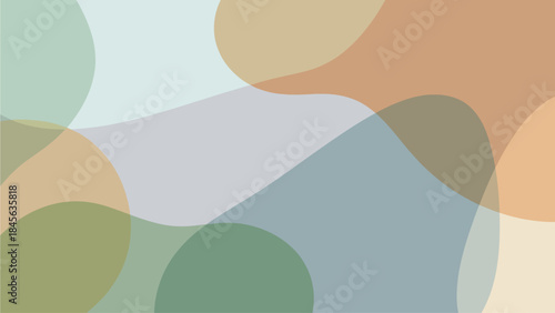 Vibrant abstract background with colorful overlapping shapes