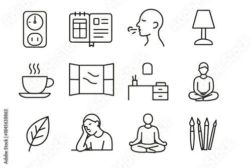 Open warm tools breathing art breeze icon digital vector icons switch detox