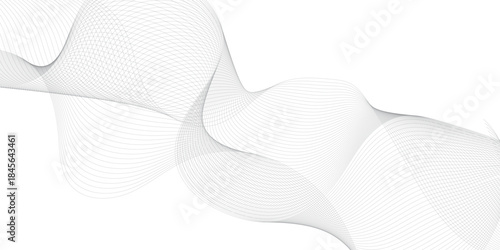 Abstract wave element for design. Digital frequency track equalizer. Stylized line art background. Vector illustration. Eps 10