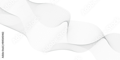 Abstract wave element for design. Digital frequency track equalizer. Stylized line art background. Vector illustration. Eps 10