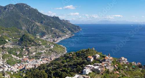 Fototapeta Naklejka Na Ścianę i Meble -  Minori - Amalfi coast - The outlook from Ravello to Minori.