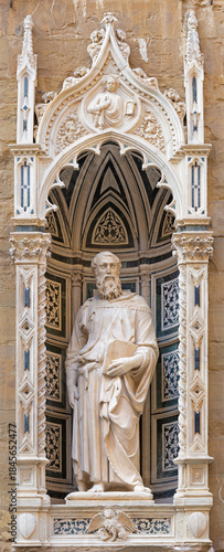 Fotografie Florence - The marble statue St