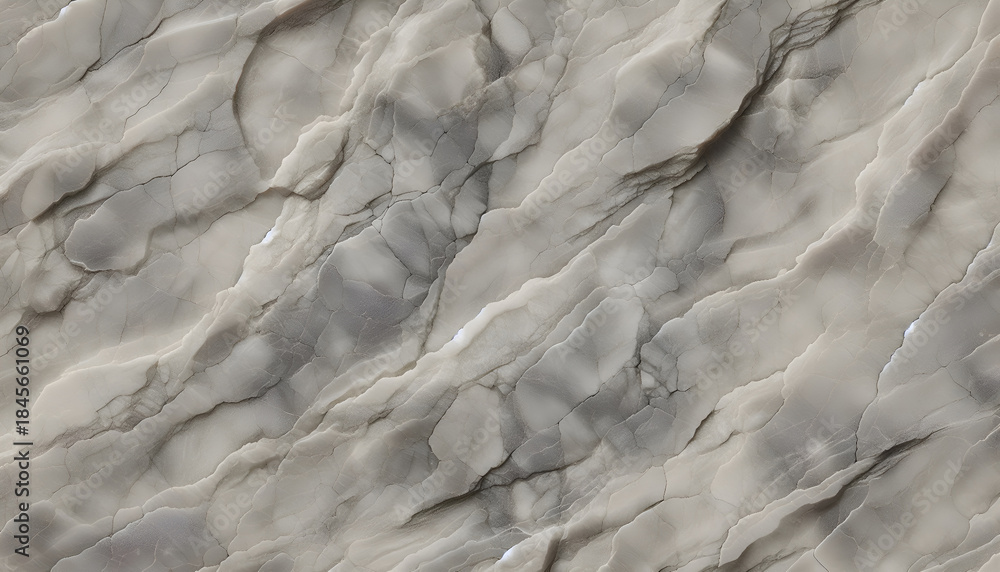 Fototapeta premium Natural stone texture, full-frame, realistic grains and cracks, neutral background, high-resolution, seamless for design and mockups. 