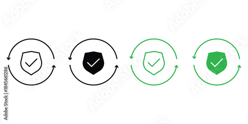Checkmark Icon for Safety Verification and Secure Guarantee Assurance