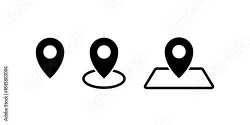Map Pins and Location Pointer Icons Set