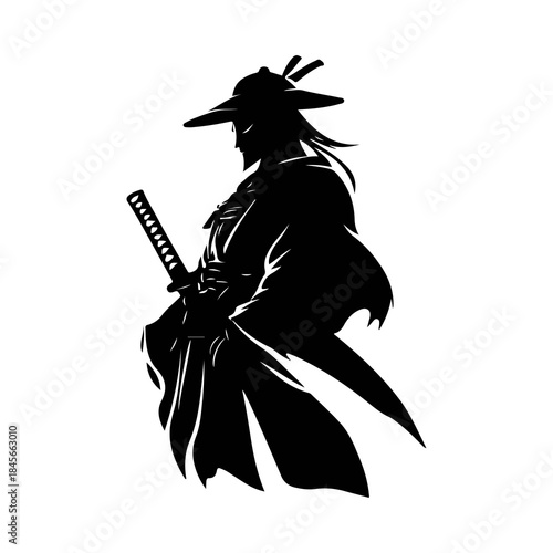 Wandering Ronin with Katana Sword