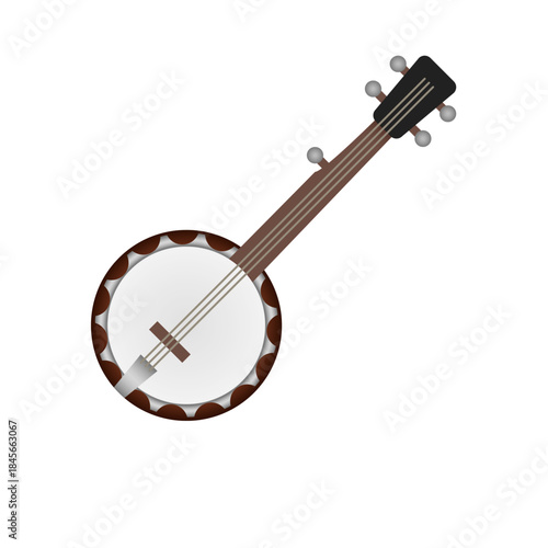 Classic Musical String Instrument Banjo