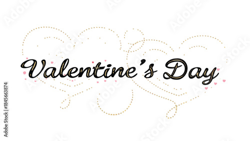 Soft pastel gradient background with floating transparent hearts and valentine's day text for romantic designs and love themes