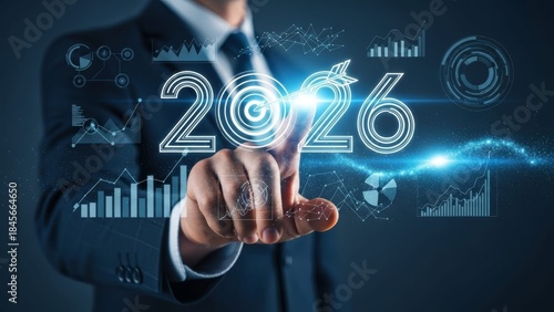 business hand points to Targeting Success 2026