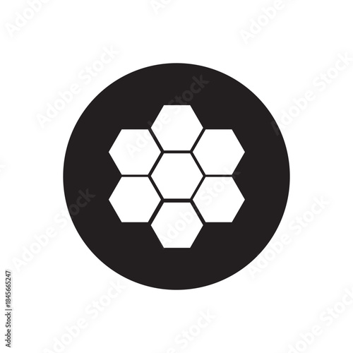 Honeycomb icon concept design element. pictogram icons.