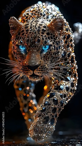 Decoration the leopard 