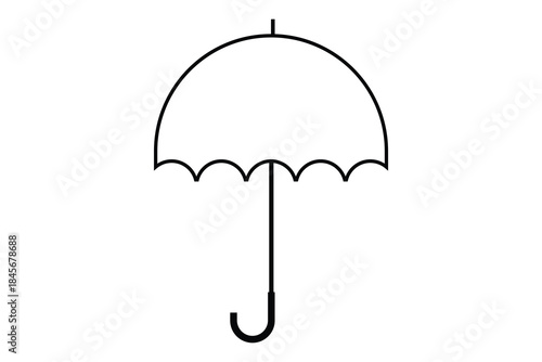 umbrella icon, Umbrella Icon for rain protect, umbrella isolated on white background.
