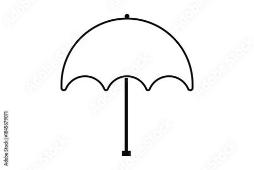 umbrella icon, Umbrella Icon for rain protect, umbrella isolated on white background.