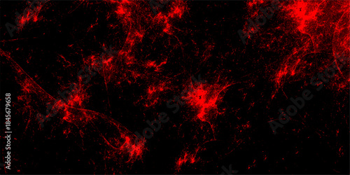 Abstract red and black grunge texture Dark red powder explosion cloud on black background. Red marble with rusty texture wall for decoration old red background texture. Dirty cement retro grungy 