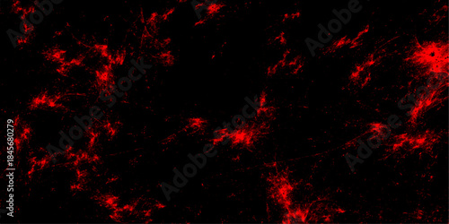  Abstract red and black grunge texture Dark red powder explosion cloud on black background. Red marble with rusty texture wall for decoration old red background texture. Dirty cement retro grungy 