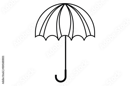 umbrella icon, Umbrella Icon for rain protect, umbrella isolated on white background.