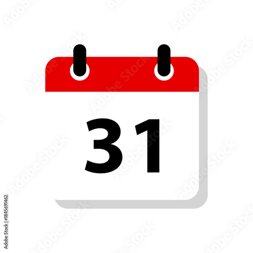 December 31 calendar icon