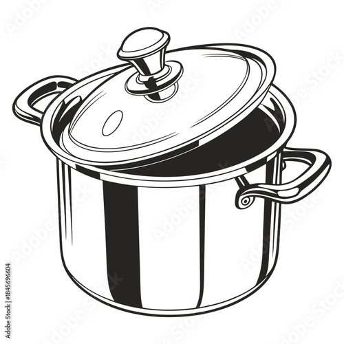 cooking pot vector illustration
