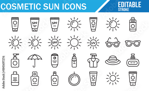 Blockchain network and bitcoin server rack thin line icons.