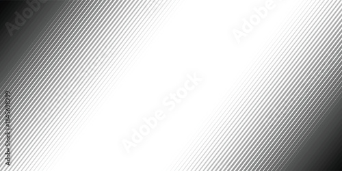 Black striped halftone gradient lines texture. illustration