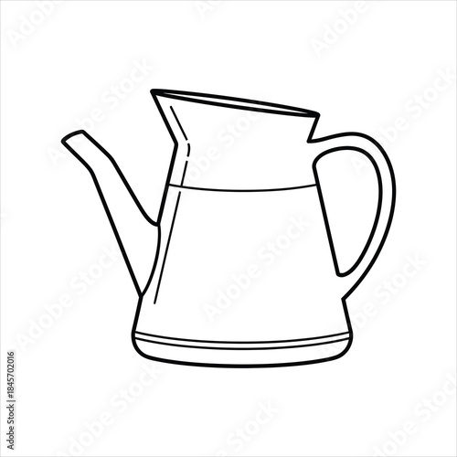 Watering Can Icon Vector, Garden Pitcher Outline, Plant Care and Horticulture