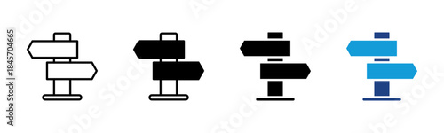 Choice icon set multiple style collection