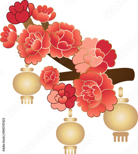 Plum Blossom Lantern Decoration