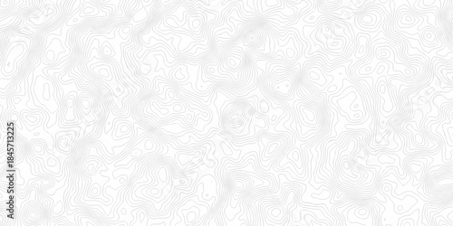 Minimal seamless area vector topo paper lines Topographic contour lines grid map pattern design. Geographic mountain relief. Contour maps. Topo contour paper map design.