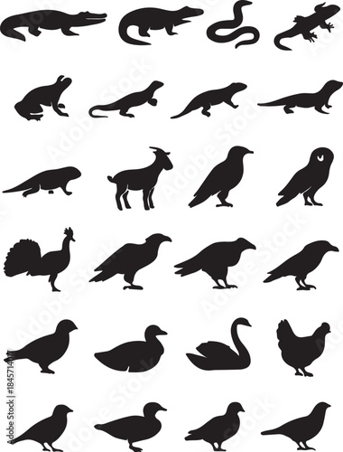 100 animal vector art images
