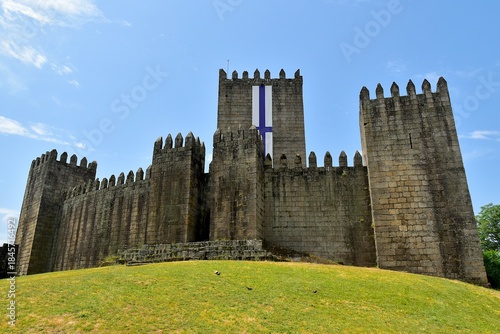 Le château du roi Alphonse 1er du Portugal à Guimarães 