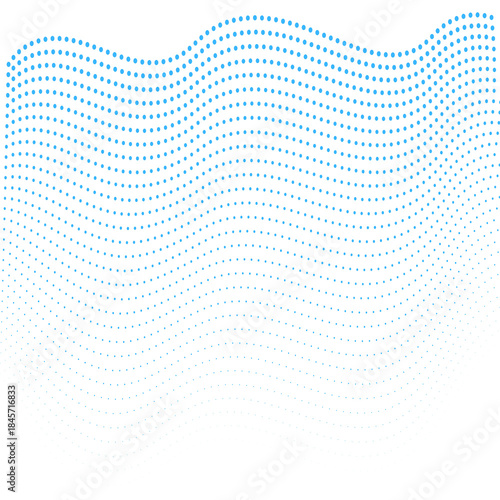 blue polka dot curtain