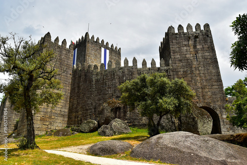 Le château du roi Alphonse 1er du Portugal à Guimarães 