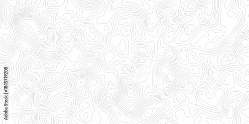 Minimal seamless area vector topo paper lines Topographic contour lines grid map pattern design. Geographic mountain relief. Contour maps. Topo contour paper map design.