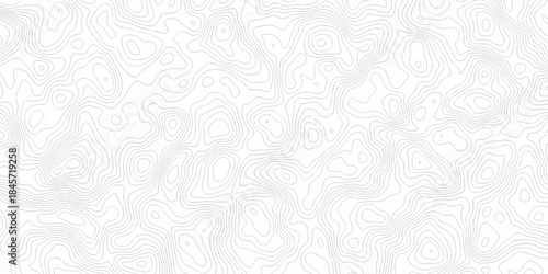 Minimal seamless area vector topo paper lines Topographic contour lines grid map pattern design. Geographic mountain relief. Contour maps. Topo contour paper map design.