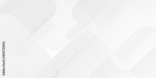 Abstract vector gray and white tech technology transparent square rectangle shape. seamless geometry paper triangle background. Space design concept. Decorative web layout template banner design.