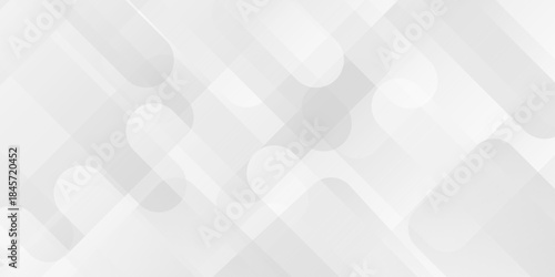 Abstract vector gray and white tech technology transparent square rectangle shape. seamless geometry paper triangle background. Space design concept. Decorative web layout design.