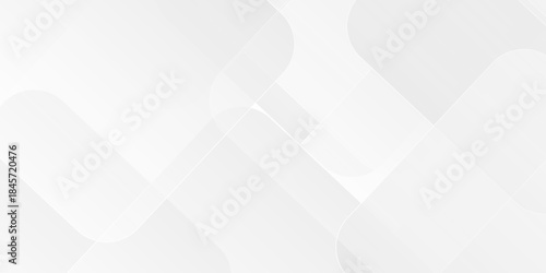 Abstract vector gray and white tech technology transparent square rectangle shape. seamless geometry paper triangle background. Space design concept. Decorative web layout design.