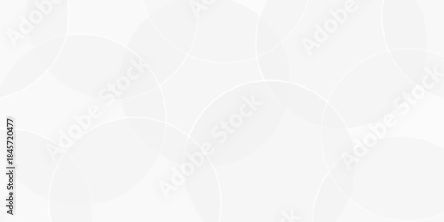 Abstract vector gray and white tech technology transparent circle rectangle shape. seamless geometry paper triangle background. Space design concept. Decorative web layout design.