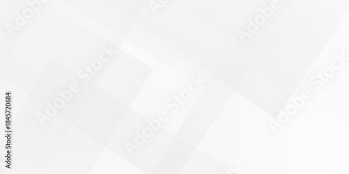 Abstract vector gray and white tech technology transparent square rectangle shape. seamless geometry paper triangle background. Space design concept. Decorative web layout template banner design.