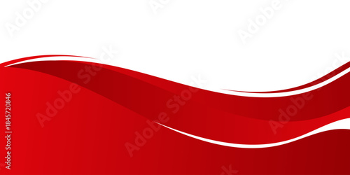 Abstract Red Wavy Lines Background. Dynamic Flowing Contours Texture. modern creative trendy design