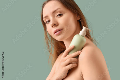 Beautiful young woman with ...