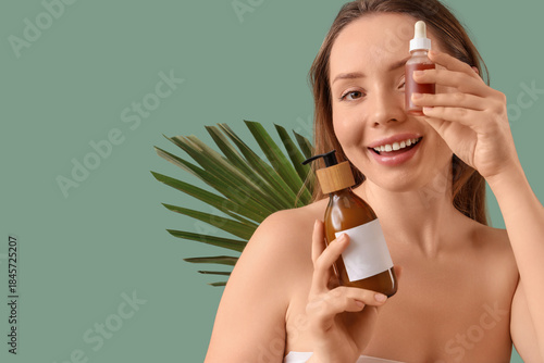 Beautiful young happy woman...