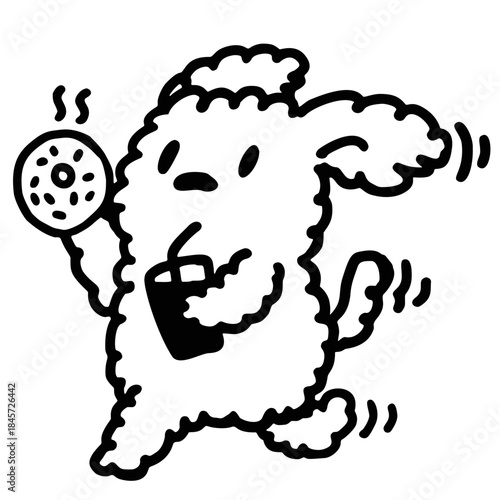 puppy relax and chill doodle draw