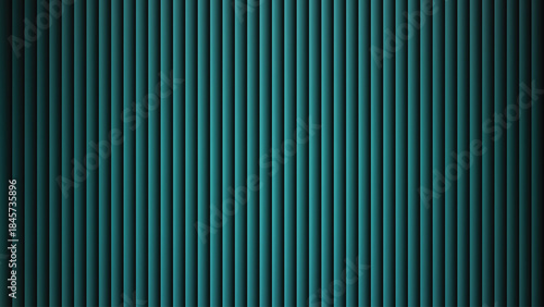 Abstract teal vertical ribbed texture background
