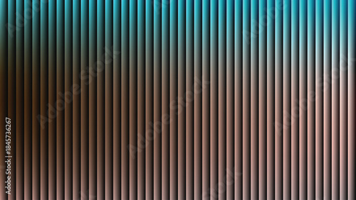 Abstract vertical corrugated lines with blue and brown gradient