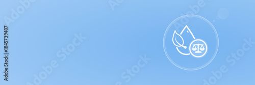 Wasserrecht Trinkwasser Umweltrecht svg unter 60 kB copy space Vektor Header